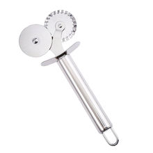 Double Side Pastry Wheel Cutter Pizza Knife Dough Pasta Knife 2024 - buy cheap