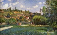 Famous Arts Reproduction A Cowherd on the Route de Chou, Pontoise Camille Pissarro oil Paintings High quality Hand-painted 2024 - buy cheap