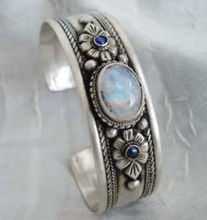 Free shipping@@@@@ Tribe Tibet Silver rare Moonstone Jewelry Bracelet uycj 2024 - buy cheap