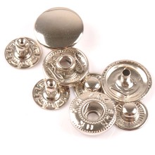15/10mm 20sets/lot Metal Silver Press Studs Sewing Button Iron Snap Fasteners Sewing Leather Craft Clothes Bags cp2149 2024 - buy cheap