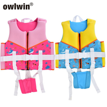 owlwin Child Water Sport Baby Life Vest Jacket Children Neoprene Kayaking Boating Swimming foam clothes Lifting Life Jacket 2024 - buy cheap
