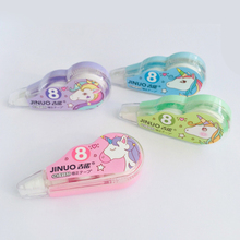 4pcs/set Korean Style 3M*5mm Cartoon Unicorn Stationery Corrector Correction Tape Roller White Sticker Student School Supply 2024 - buy cheap