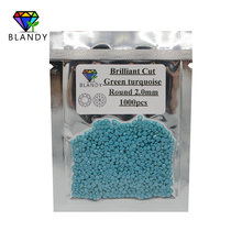 Wax Casting Nano Stone 1000pcs/lot 1.0-3.0mm Round Cut Turquoises Nano Stone Synthetic Gems For Jewelry Free Shipping 2024 - buy cheap