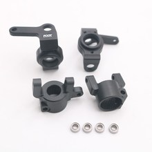 KYX Racing SCX10 II Metal Steering Knuckle + C Hub Set CNC for 1/10 RC Crawler Car Axial SCX10 II 90046 2024 - buy cheap