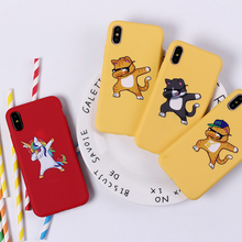 Cute Cartoon Panda Dab Swag On Soft Silicone Phone Case Coque Fundas For iPhone 11 13 Pro Max 7 7Plus 12 8 8Plus X XS Max 2024 - buy cheap