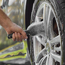 New Arrival Car Wheel Brush Window Rims Tire Washing Brush Vehicle Car Wheel Brush Plastic Handle Cleaning Brush Washing Tool 2024 - buy cheap