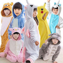 Onesie Kids Unicorn Kigurumi Pajamas Panda Licorne Stitch Pijama Boys Girls Animals Cute Rabbit Pajama Cosplay Hooded Sleepers 2024 - buy cheap