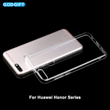 GodGift прозрачный силиконовый чехол из ТПУ для Huawei Honor 10 9 8 Lite Play 7S 7C 8C 7X 8X 7A Pro 9N View10 Magic2 чехол для телефона 2024 - купить недорого