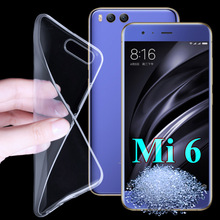 Ultra-thin Clear Transparent TPU Case For Xiaomi 6 Mi 6 Crystal Back Cover Silicon soft case For Xaomi Mi6 2024 - buy cheap