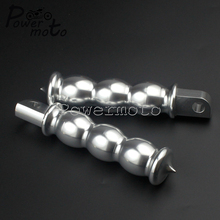 Reposapiés Universal para motocicleta, estribos de 10mm, para Harley Cafe Racer Bobber Chopper, personalizado, 2 uds. 2024 - compra barato