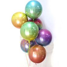 Balões redondos coloridos para decoração de festa, material de alumínio para decoração de festa de aniversário, chá de bebê, casamento, 1 peça 2024 - compre barato