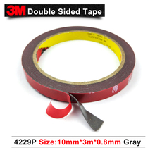 3M double sided acrylic foam tape adhesive automotive tape 3m tape 4229P thickness 0.8mm, Size 10MM x 3M,1pcs/Lot 2024 - buy cheap