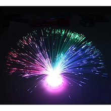 Color Changing LED Fiber Optic Night Light Lamp Colorful Stand Children Baby Kids Night Lamp Bedroom Light 2024 - buy cheap