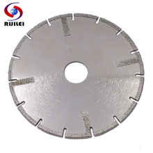 RIJILEI 4"-9 Inch Electroplated Diamond Saw Blade Galvanized Diamond Cutting Disc Grinding Wheel For Marble Granite Ceramic Tile 2024 - buy cheap