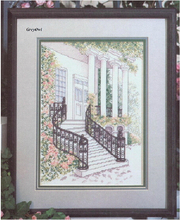 DIY 14ct Counted cross stitch pattern kits for embroidery home and garden stairs European styles house decoration needlework 2024 - buy cheap