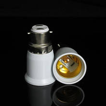 Chiclits 1pcs b22 para e27 suporte de lâmpada aadaptador conversor adaptador b22 para base e27