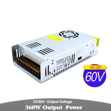 Single Output Switching Power Supply DC 60V 6A 360W Power Source Transformers 110V 220V AC DC60V SMPS for CNC Stepper Motor CCTV 2024 - buy cheap