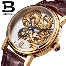 Binger relógio masculino miyota 8n24, relógio de pulso automático, masculino com resistência à água, mecânico, de luxo, para homens 2024 - compre barato