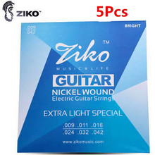 ZIKO DN-009 Electric Guitar strings guitar parts musical instruments Accessories 5sets/lot 2024 - buy cheap