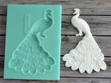 Silicone Mold Peacock Crafts Decorating Cake Fondant Silicone Mold for Cake Decorations Moulds Silicone Rubber PRZY Eco-friendly 2024 - buy cheap