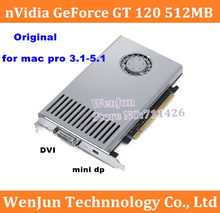 Бесплатная доставка, оригинальная видеокарта для Mac Pro A1310 NVIDIA GeForce GT120 - 512 Мб PCIe для macpro 2008-2011, высокое качество 2024 - купить недорого