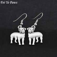 Fei Ye Paws Rottweiler Dog Drop Earrings Brincos Bijoux Femme Long Earrings For Women Earings fashion Jewelry 2017 Best Gifs 2024 - buy cheap