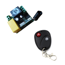 Mini Size AC 220V 1CH 1 CH 10A RF Wireless Remote Control Switch System, Receiver+Transmitter Latched (A=ON,B=OFF) 2024 - buy cheap