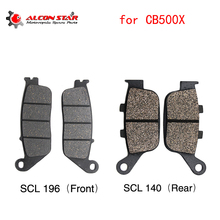 Alconstar Motorcycle Front and Rear Brake Pads for Honda CB500X 2014 2015 1Pairs Disc Pads for Motocross ATV 2024 - buy cheap