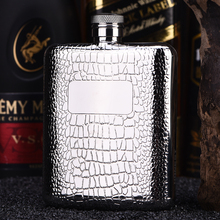 Good quality 6oz stainless steel whiskey flask,Stone crack design hip flask,flask for alcohol 2024 - buy cheap