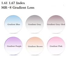 Lentes gradientes asféricas para miopia, lente de prescrição para presbiopia, lentes uv400 rígidas, lentes 2 peças ps0006, 1.61 2024 - compre barato