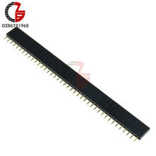 10Pcs 40Pin 2.54mm Single Row Female Pin Header Connector Strip 40 Pin JST Connector DIY for Arduino 2024 - buy cheap