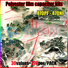 278 Pcs 30 Values 470pf - 470nf 100V Polyester Film Capacitor Assorted Assortment Kit 2024 - buy cheap