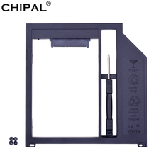 Chipal caixa para 2 ° hdd sata 3.0, 10 peças, 9.5mm para 2.5 "7mm 9mm, capa ssd de disco rígido para macbook pro air 13" 15 "17" superdrive optibay 2024 - compre barato