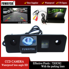 Цветная Автомобильная камера заднего вида FUWAYDA для SKODA ROOMSTER OCTAVIA TOUR FABIA, с 4,3 дюймовым складным ЖК-монитором HD 2024 - купить недорого