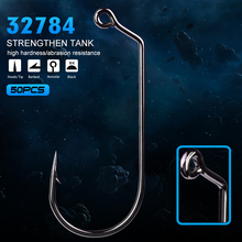50pc Jig Big Series Fishing Hook Single hook 32786-1/0-5/0 Size fishhook Saltwater Bass Hooks 2024 - buy cheap