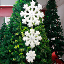 40 см 3 шт. Рождественское украшение белые снежинки пена фантазия Рождественская Снежинка елка Рождественские украшения для дома сделай сам 2024 - купить недорого