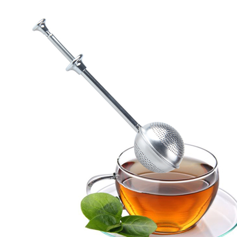 doble asa de encaje tradicional WBTY Filtro de té colador de té de acero inoxidable con cuenco colador de té de malla ultra fina