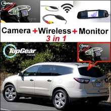 Cámara WiFi especial 3 en 1 + receptor inalámbrico + Sistema de aparcamiento con espejo para Chevrolet Traverse, 2009 ~ 2014 2024 - compra barato