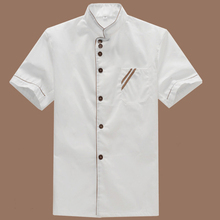 Summer Kitchen Chef Jacket Short Sleeve Hotel Uniform Kitchenware Catering Service Tooling Jacket Workwear Chef Uniform 2024 - buy cheap