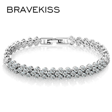 BRAVEKISS Luxury Crystal Bracelet Trendy Charm Bracelets for Women's Braacelet Fashion Jewelry Gift Friend Accessories BPB0483 2024 - buy cheap