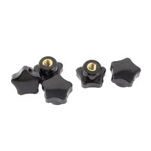 5Pcs M8 Female Thread 32mm Star Head Clamping Nuts Knob Grip Handle 2024 - buy cheap