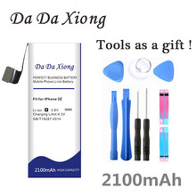 2022 DaDaXiong 2100mAh For iPhone SE Battery High Capacity Phone +Free Tools 2024 - buy cheap