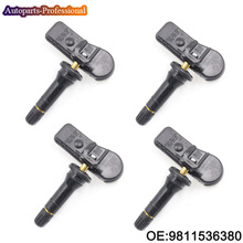 Novo sistema de monitoramento de pressão de pneus, 4 tamanhos de 9811536380 mhz, sensor tpms, para peugeot, citroen 9673860880, t5, 433, t7 2024 - compre barato