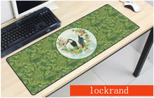 locked edge flamingo 70x30cm Mousepad Birds Flaming Desk Mat Surface Waterproof Rubber Mouse pad mouse pads keyboard pc pad 2024 - buy cheap