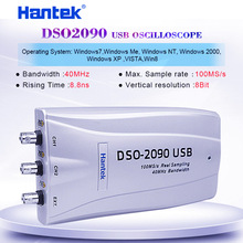 Hantek-osciloscopio Digital portátil DSO-2090, 2 canales, 40MHz, ancho de banda, USB, PC, 100 MS/s, oficial y original 2024 - compra barato