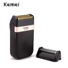 Kemei 3D электробритва электрическая бритва для мужчин уход за лицом бритвенный станок триммер для волос перезаряжаемая плавающая Бритва для бороды USB зарядка 2024 - купить недорого