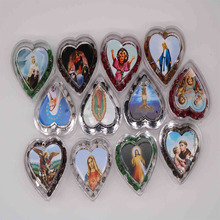 Collar de cuentas de madera fragante de 6mm con forma de corazón para bodas, cuentas, forma de corazón Collar de rosón para orar inas, Pict aleatorio 2024 - compra barato