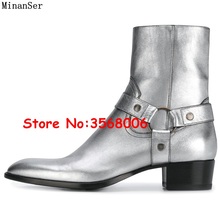 Handmade British Style zapatillas hombre Zipper Buckle Strap Suede Leather Dress Shoes Flats Party Dress Man Chelsea Boots Shoes 2024 - buy cheap