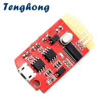 Tenghong-placa amplificadora estéreo de Bluetooth 4,2, 5W x 2, con tarjeta de sonido USB, 3,7-5V, módulo de Audio de potencia de carga, altavoz modificado DIY 2024 - compra barato