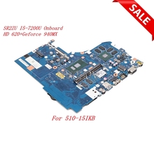 5B20M31226 CG413 CG513 CZ513 NM-A981 For lenovo 510-15IKB Laptop Motherboard SR2ZU I5-7200U DDR4 Intel HD 620+Geforce 940MX 2024 - buy cheap